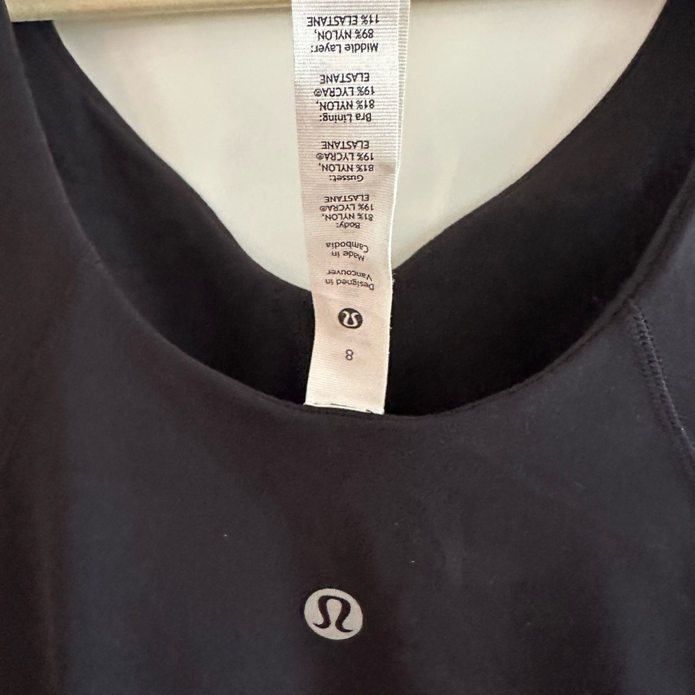 Lululemon black romper - Picture 3 of 3